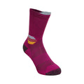 Fujitrail Run Crew Calcetines para correr Unisex - berry,