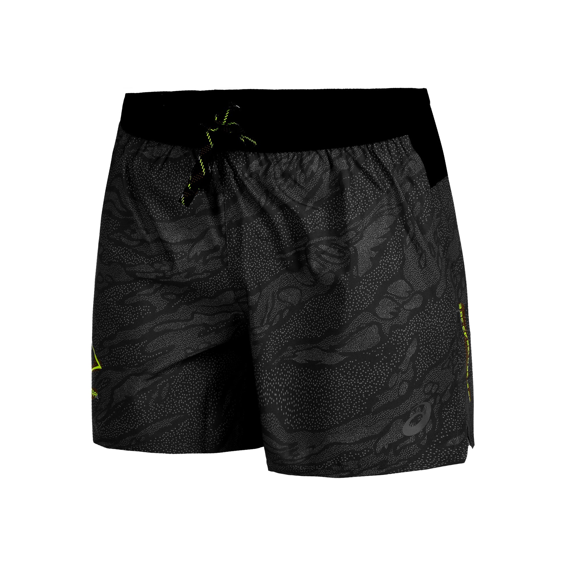 ASICS Fujitrail AOP 5in Pantalones cortos Hombres - negro,