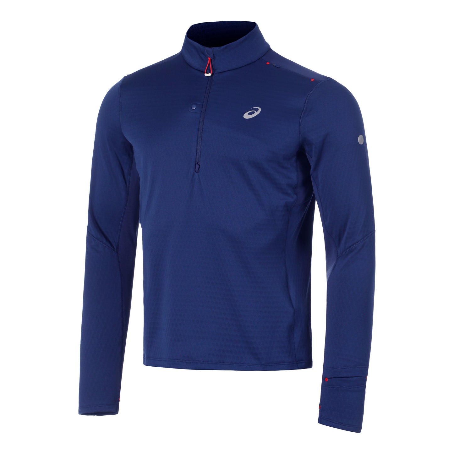 ASICS Road Winter 1/2 Zip Camiseta de running Hombres - azul oscuro,