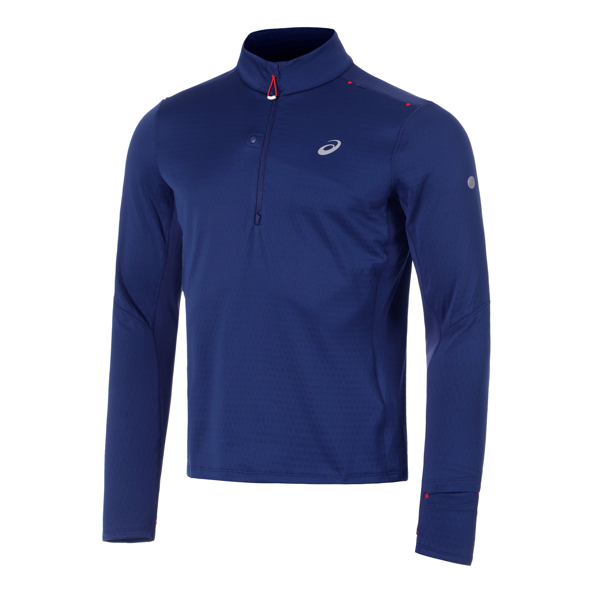 ASICS Road Winter 1/2 Zip Camiseta de running Hombres - azul oscuro,