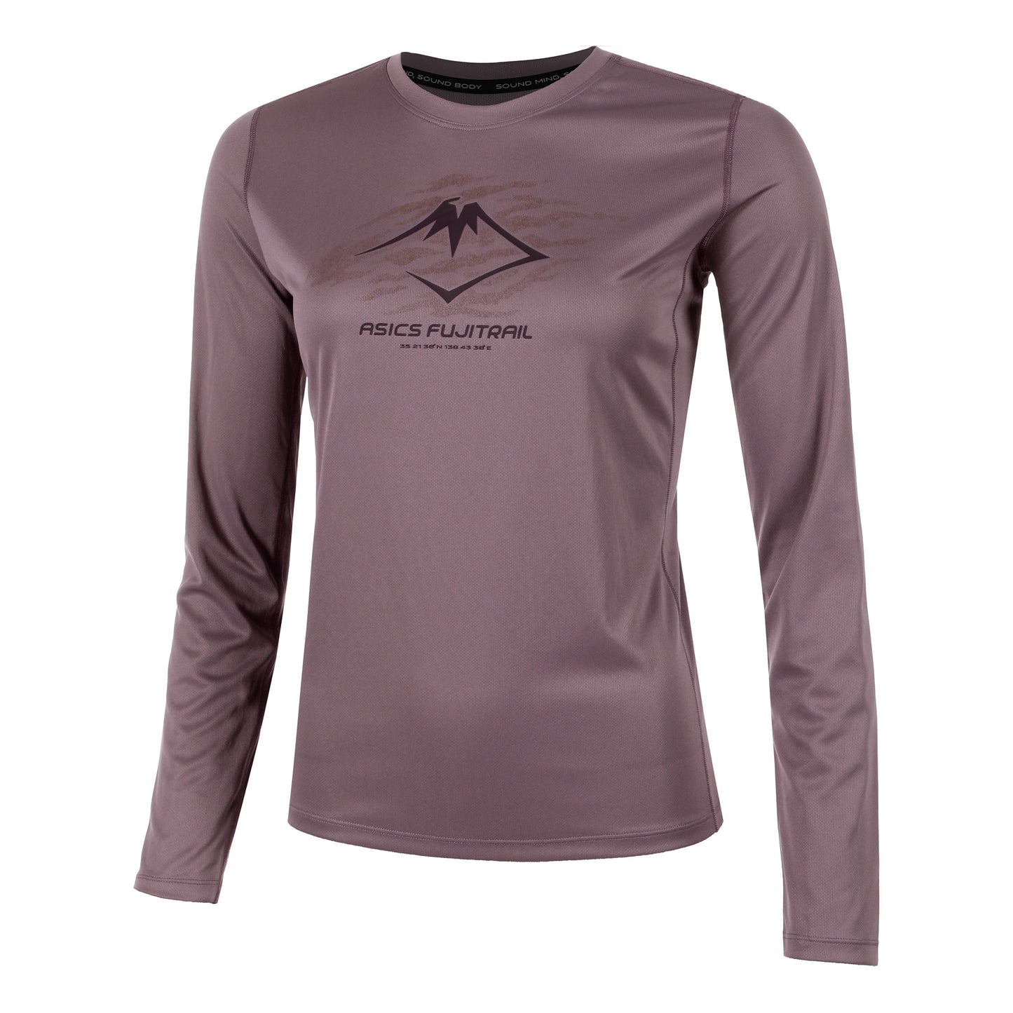 ASICS Fujitrail Logo Camiseta de manga larga Mujeres - berry,