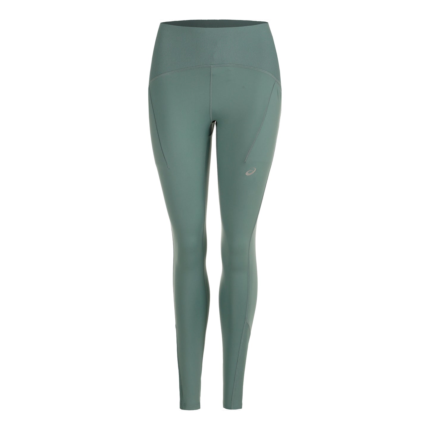 ASICS Road Winter High Waist Mallas Para Correr Mujeres-Salvia