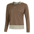 Nagino Run Camiseta de running Mujeres - beige, crema