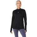 Road Winter Seamless Camiseta de running Mujeres-negro