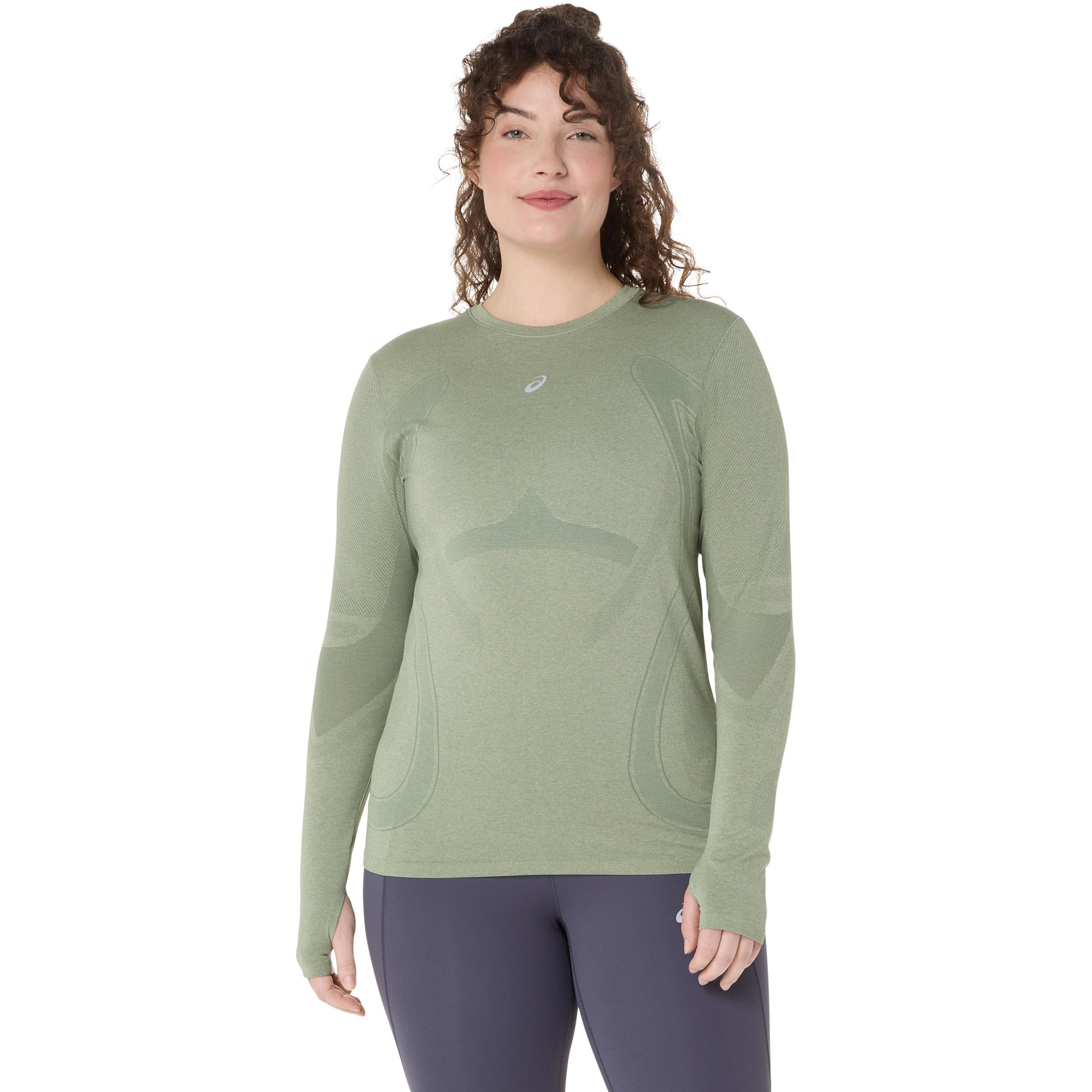 ASICS Road Seamless  Camiseta de running Mujeres - gris, azul