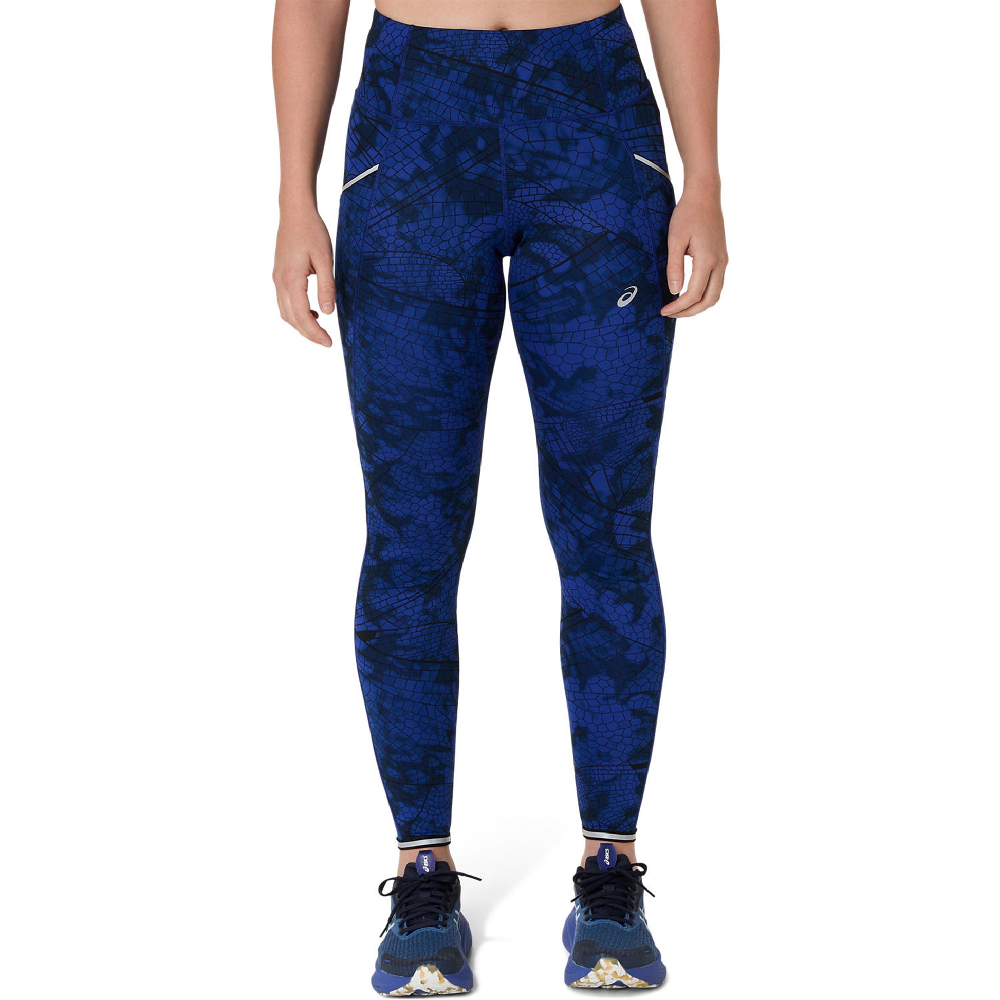 ASICS Road Lite-Show Mallas para correr Mujeres - negro, azul oscuro