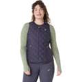 Nagino Padded  Chalecos para correr Mujeres - azul-gris