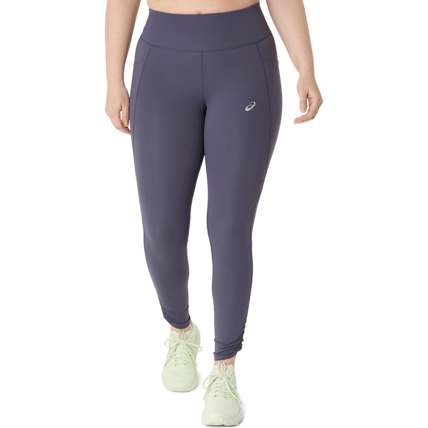 ASICS Nagino Run Adjustable Mallas para correr Mujeres-azul-gris