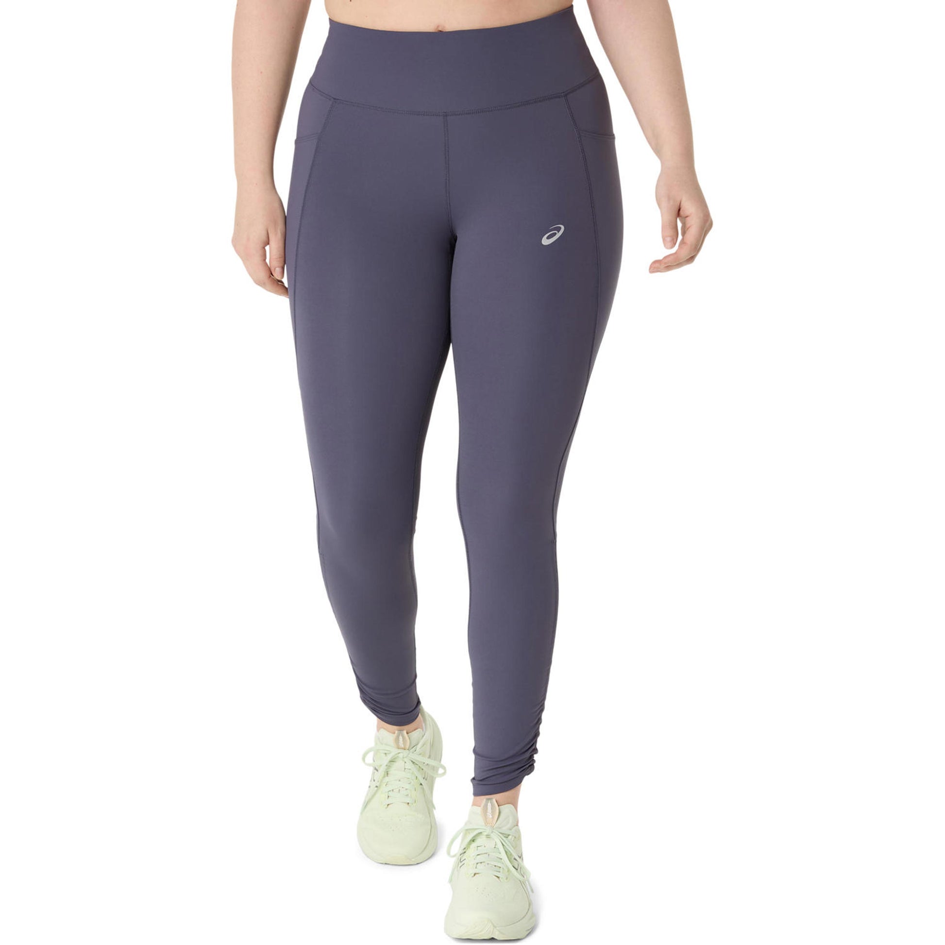 ASICS Nagino Run Adjustable Mallas para correr Mujeres-azul-gris