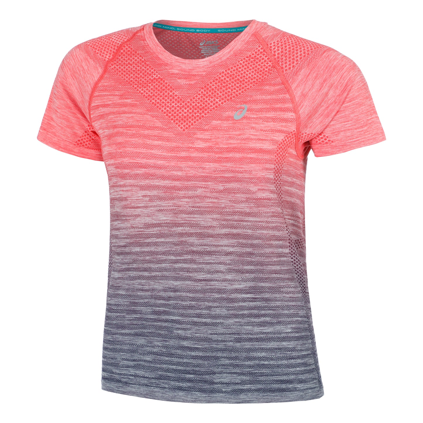 ASICS Seamless Camiseta de running Mujeres - naranja, morado