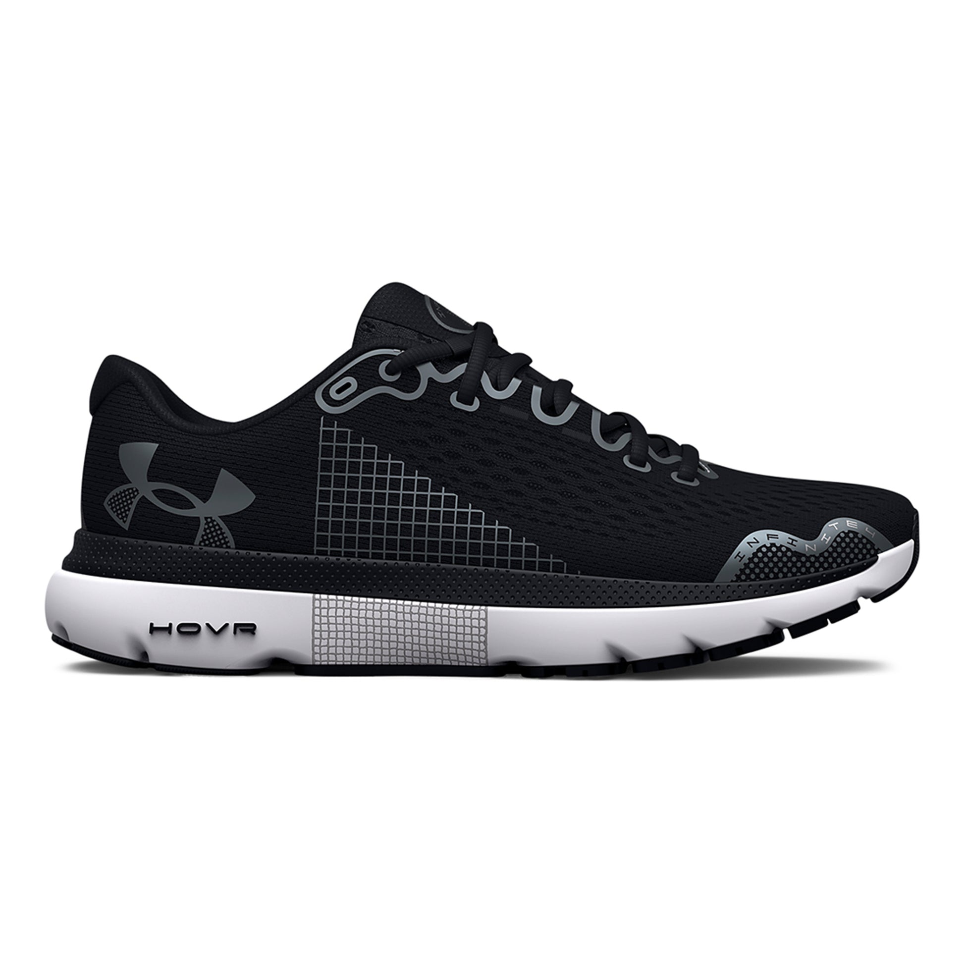 Under Armour HOVR Infinite 4 Zapatilla Neutral Mujeres-Negro,Blanco