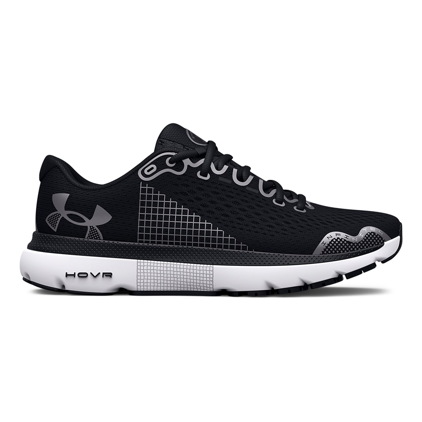 Under Armour HOVR Infinite 4 Zapatilla neutral Hombres - negro, blanco