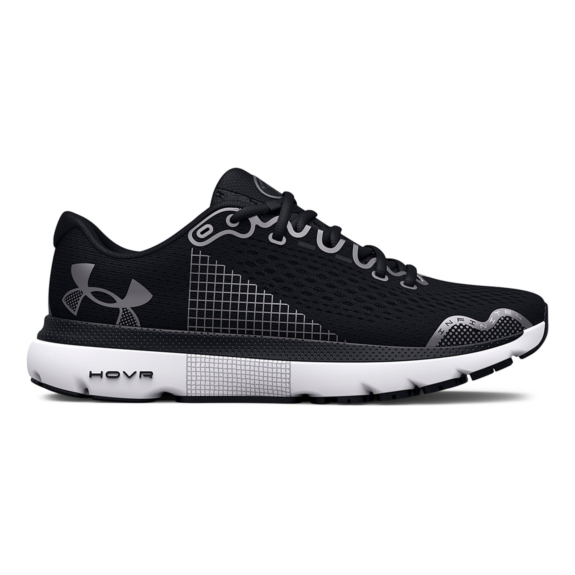 Under Armour HOVR Infinite 4 Zapatilla neutral Hombres - negro, blanco