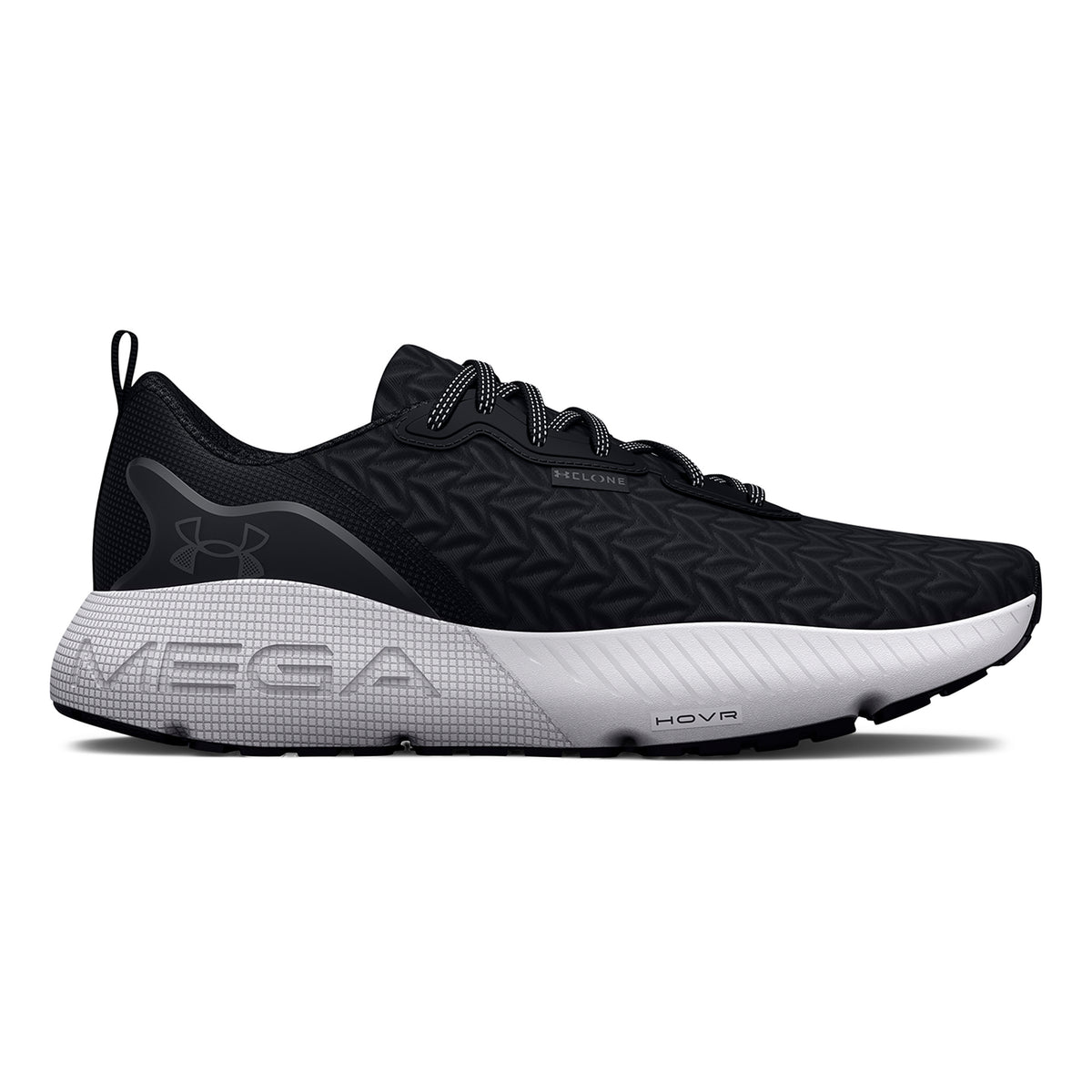 Under Armour HOVR Mega 3 Clone Zapatilla Neutral Hombres-Negro,Blanco