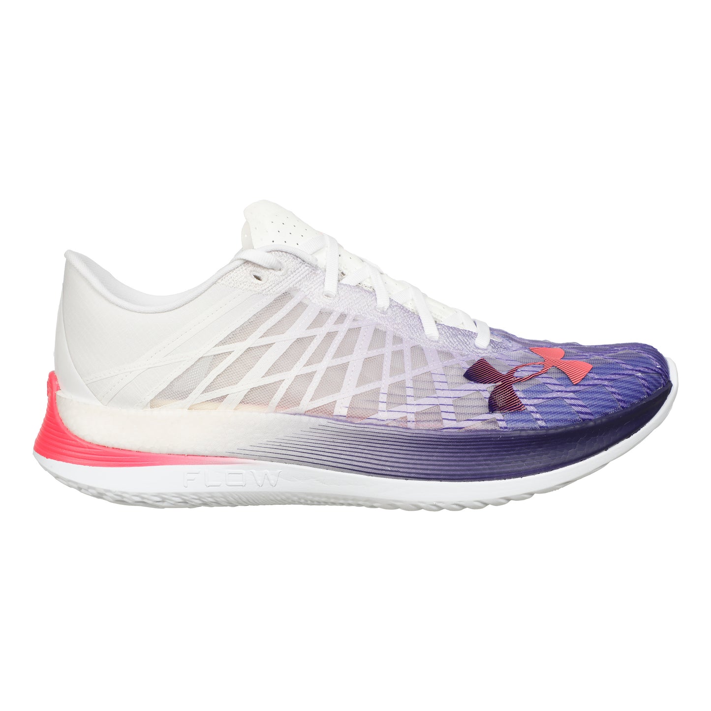 Under Armour Flow Velociti Elite Zapatilla de competición Unisex - blanco, lila