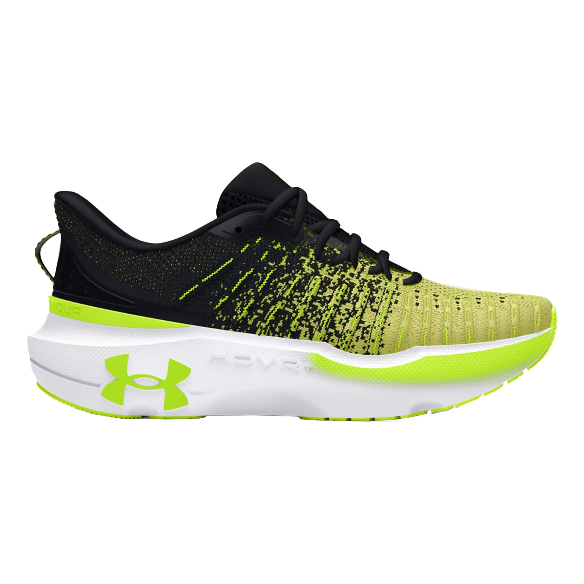 Under Armour Infinite Elite Zapatilla Neutral Mujeres-Negro,Amarillo