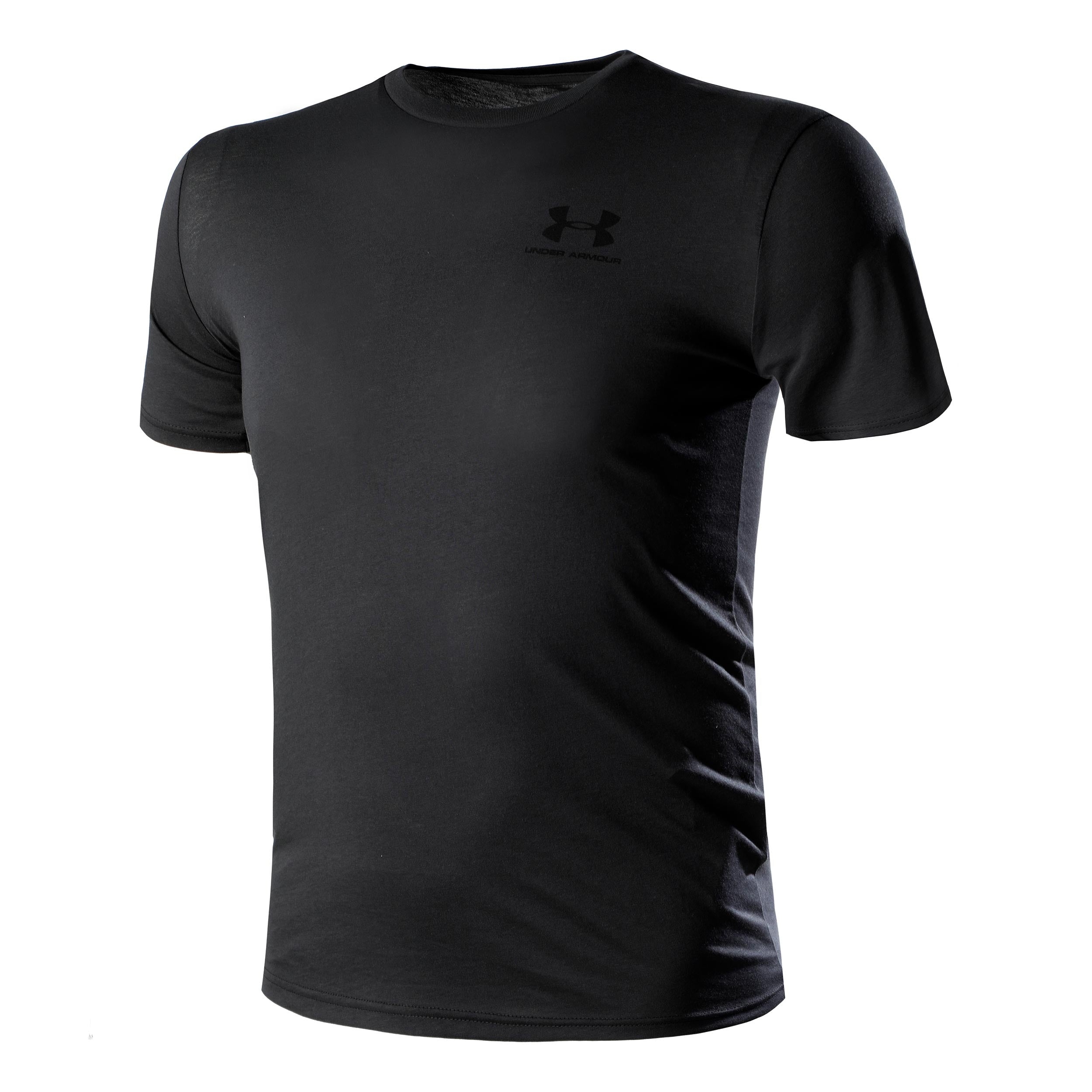 Under Armour Sportstyle Left Chest Camiseta De Manga Corta Hombres-Negro