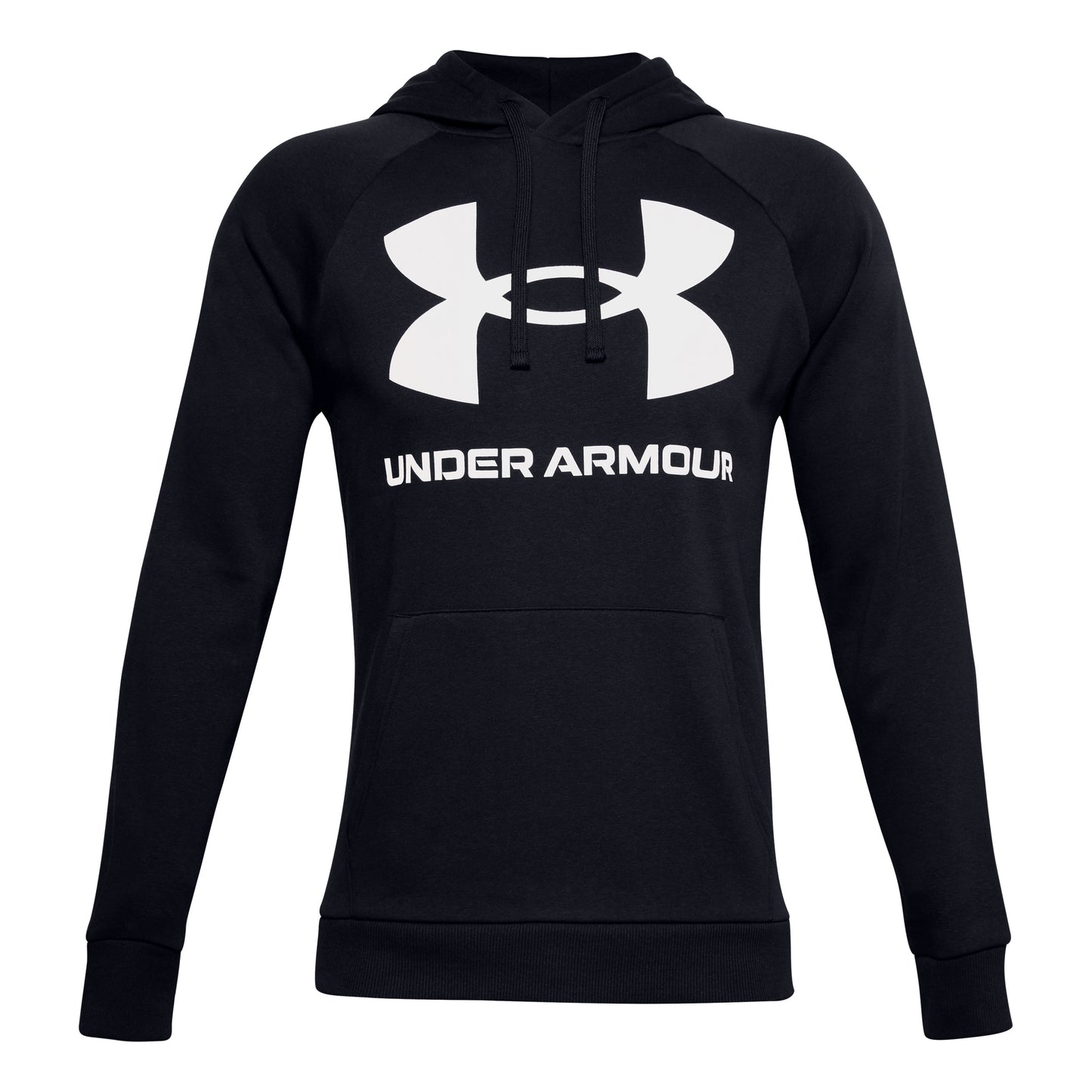 Under Armour Big Logo Sudadera con capucha Hombres - negro, blanco
