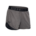 Play Up 3.0 Shorts Mujeres - gris oscuro, negro