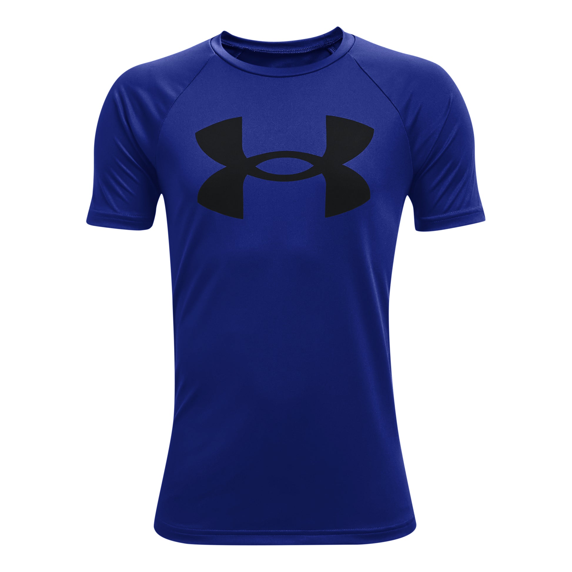 Under Armour Tech Big Logo Camiseta de manga corta Chicos - azul, negro