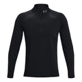 Qualifier 2.0 1/2 Zip Camiseta De Manga Larga Hombres-Negro