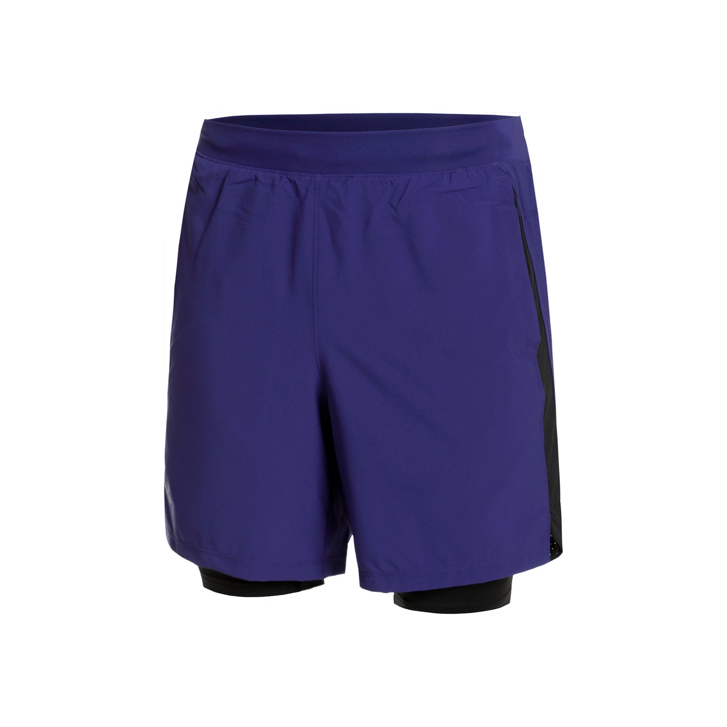 Under Armour Launch 7in 2in1 Shorts Hombres - azul, negro