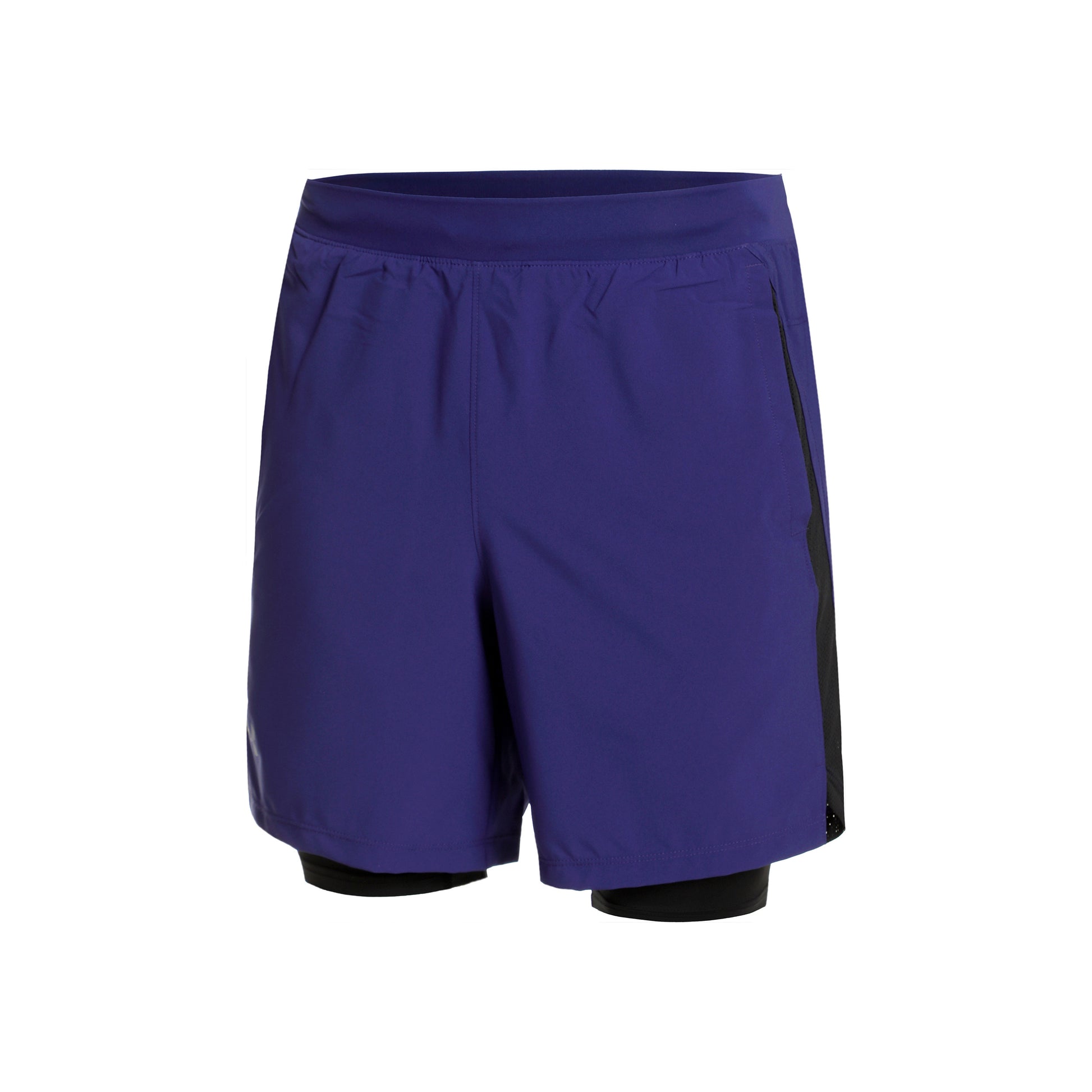 Under Armour Launch 7in 2in1 Shorts Hombres - azul, negro