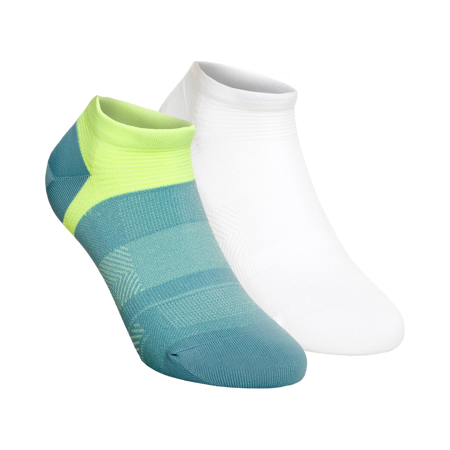 Under Armour AD Run Lite NS Tab Calcetines Para Correr Pack De 2-Blanco