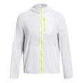 Launch Lightweight Chaqueta para correr Mujeres - blanco, amarillo neón
