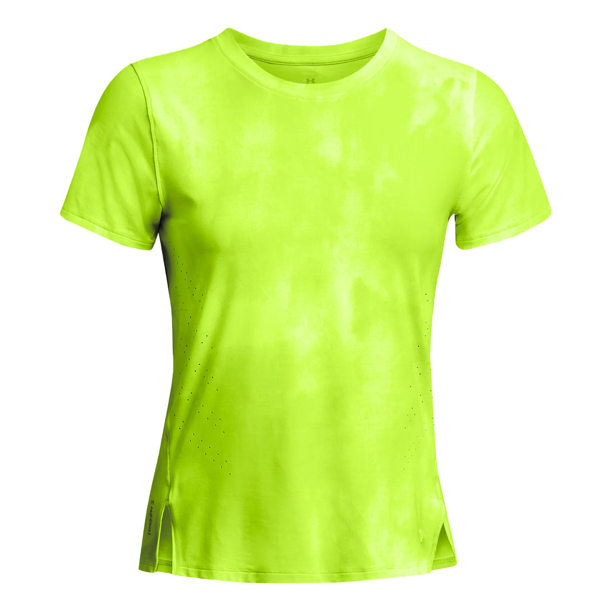 Under Armour Laser Wash SS Camiseta de running Mujeres - amarillo neón,