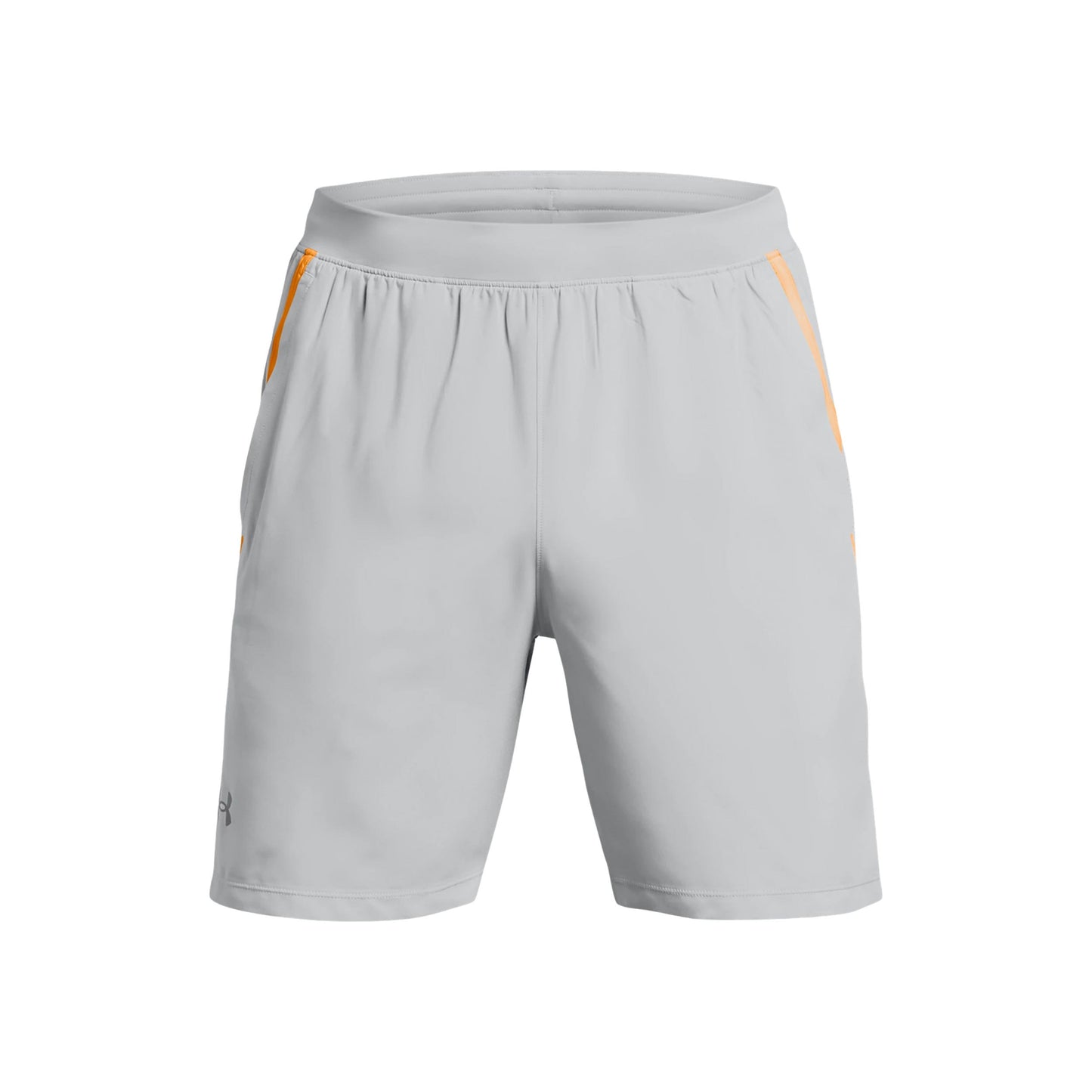 Under Armour Launch 7in  Pantalones cortos Hombres - gris, naranja