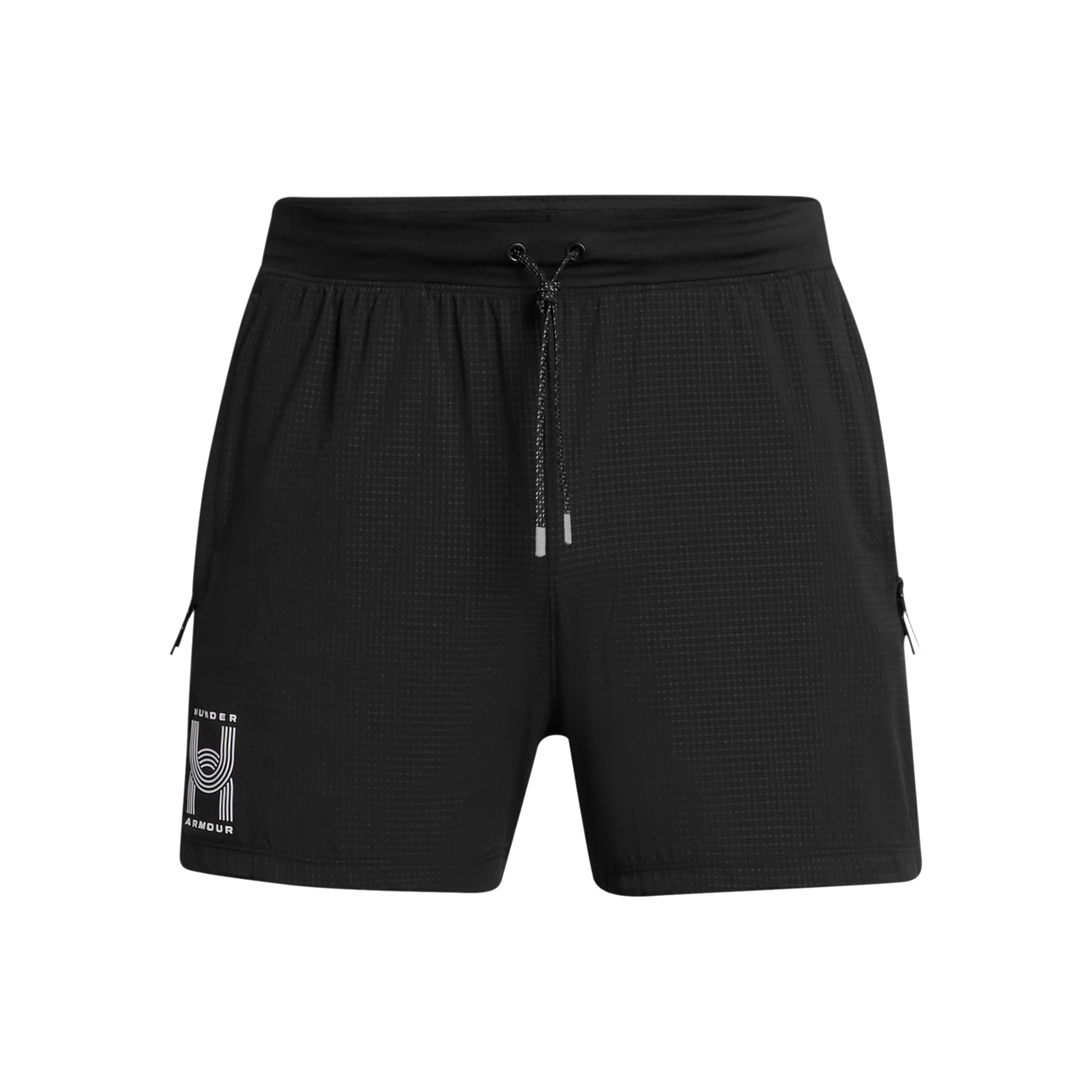 Under Armour Run Anywhere Pantalones Cortos Hombres-Negro,Blanco