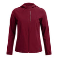 Outrun The Storm Chaqueta para correr Mujeres - rojo oscuro,