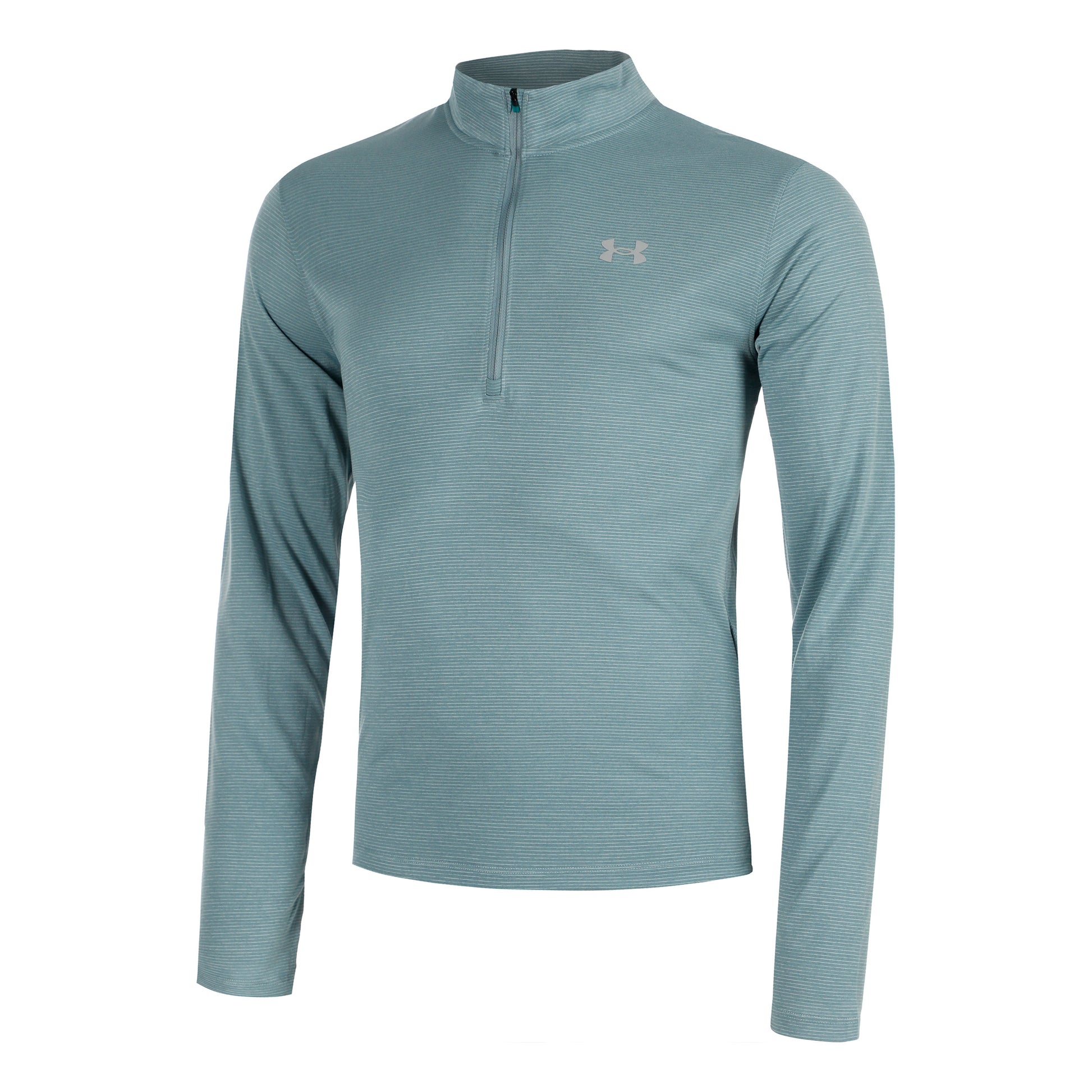 Under Armour Launch Quarter-Zip Camiseta de manga larga - azul-gris