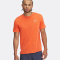 Launch Camo Camiseta De Running Hombres-Naranja