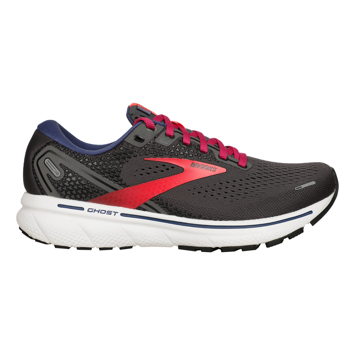 Brooks Ghost 14 Zapatilla neutral Mujeres - gris, rosa