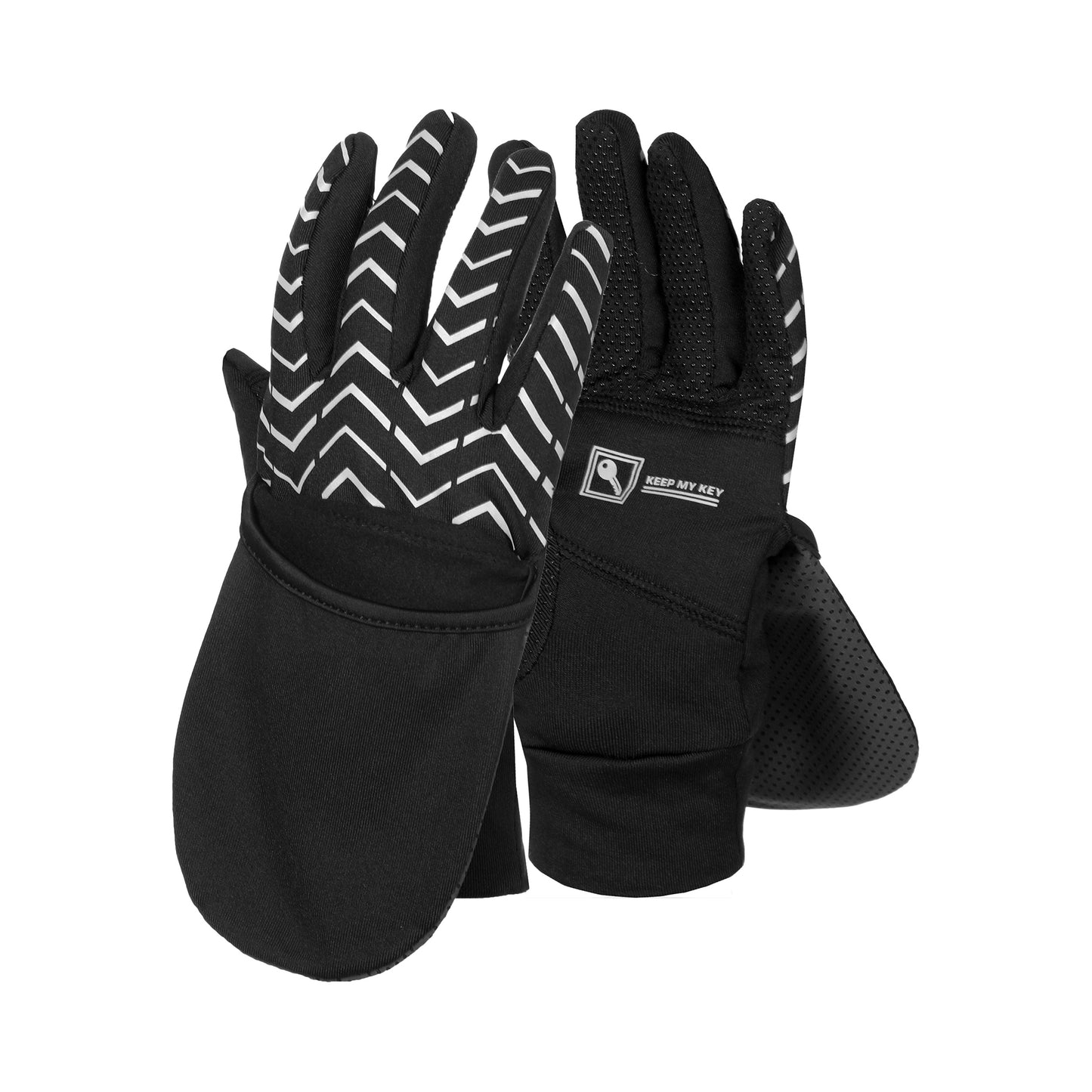 Craft ADV Lumen Fleece Hybrid Glove Guantes De Correr-Negro