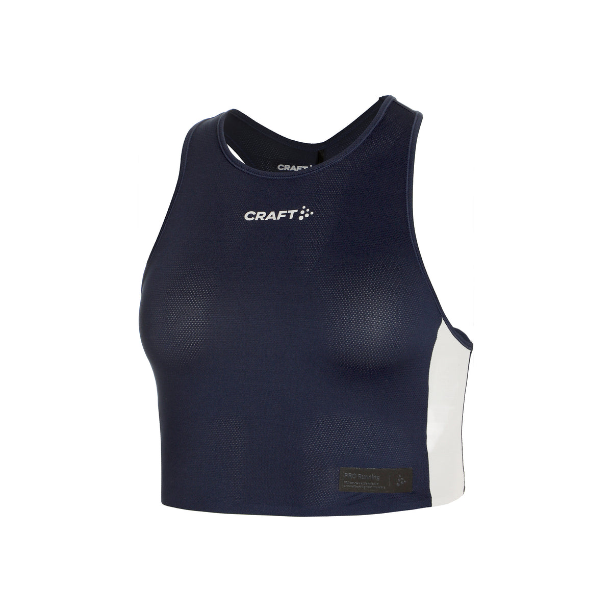 Craft Pro Hypervent Cropped Camiseta De Running Mujeres-Azul Oscuro