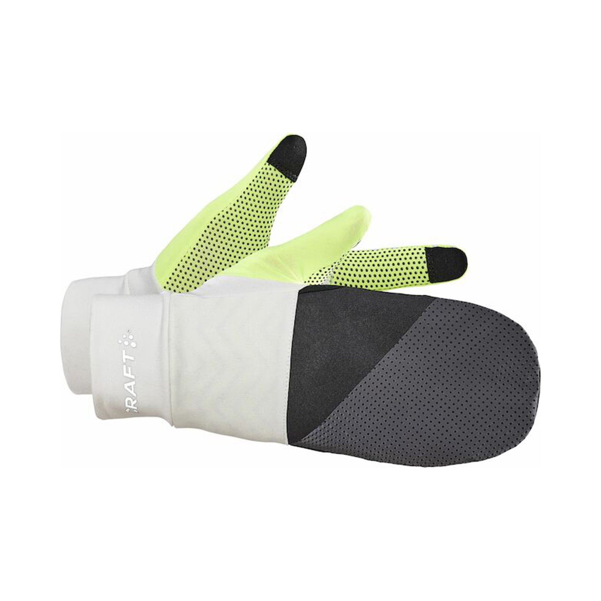 Craft ADV Lumen Hybrid Guantes de correr Unisex - blanco,