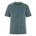 Pro Trail Wool Camiseta De Running Hombres-Azul-gris