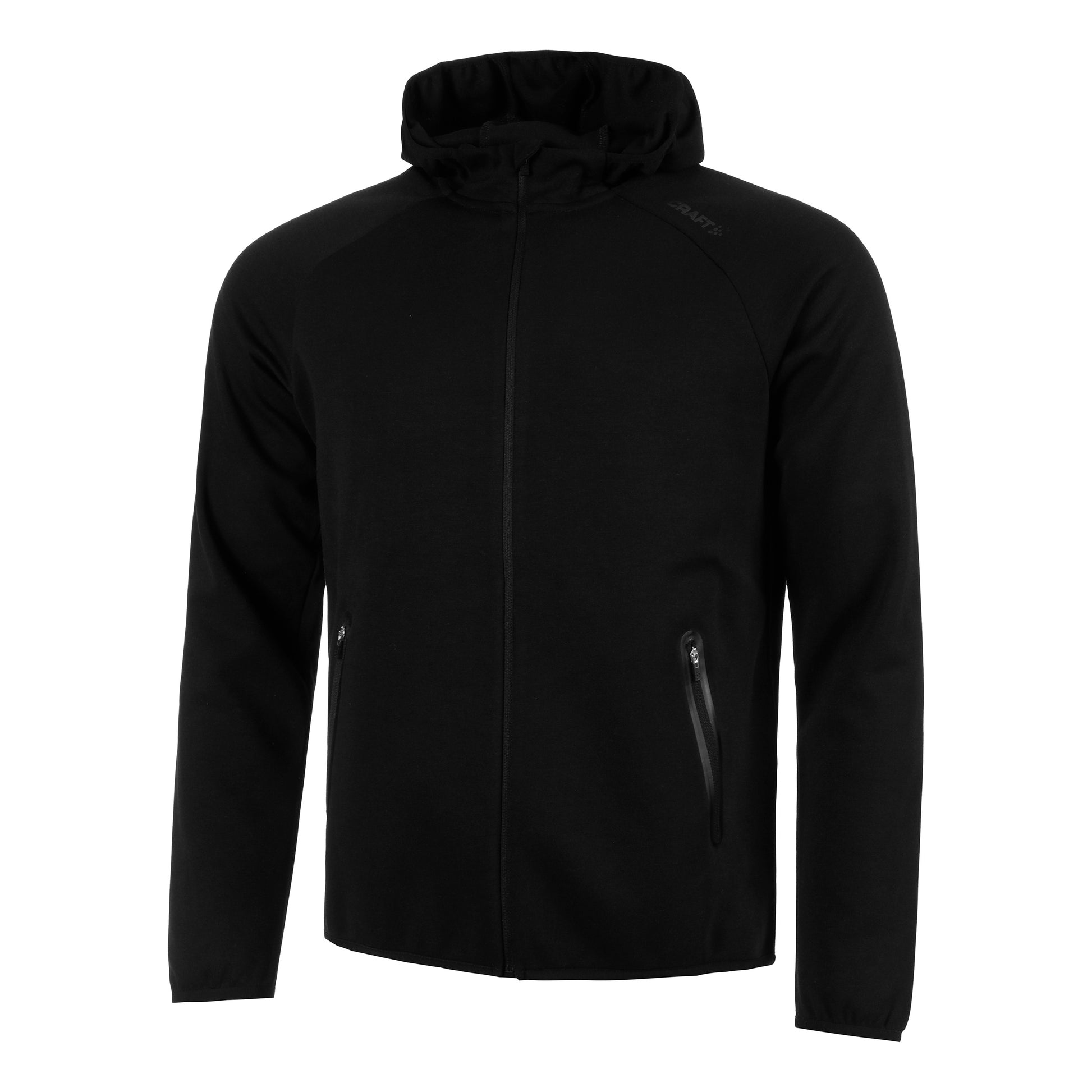 Craft Full Zip Hood Sudadera con capucha Hombres - negro,