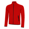 Emotion Full Zip Jacket Chaqueta Para Correr Hombres-Rojo