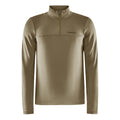 Core Gain Midlayer Camiseta De Running Hombres-Beige