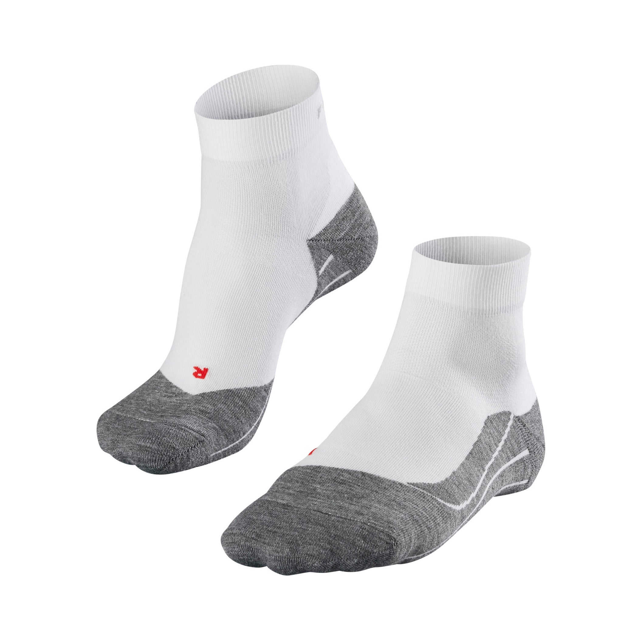 Falke RU4 Endurance Short Calcetines para correr Mujeres - blanco, gris
