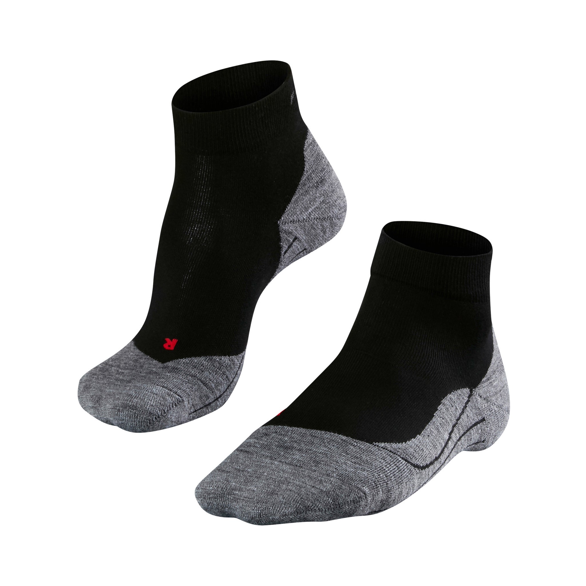 Falke RU4 Endurance Short Calcetines para correr Hombres - negro, gris