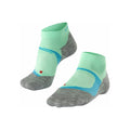 Endurance Cool Short Calcetines para correr Mujeres - mint, gris