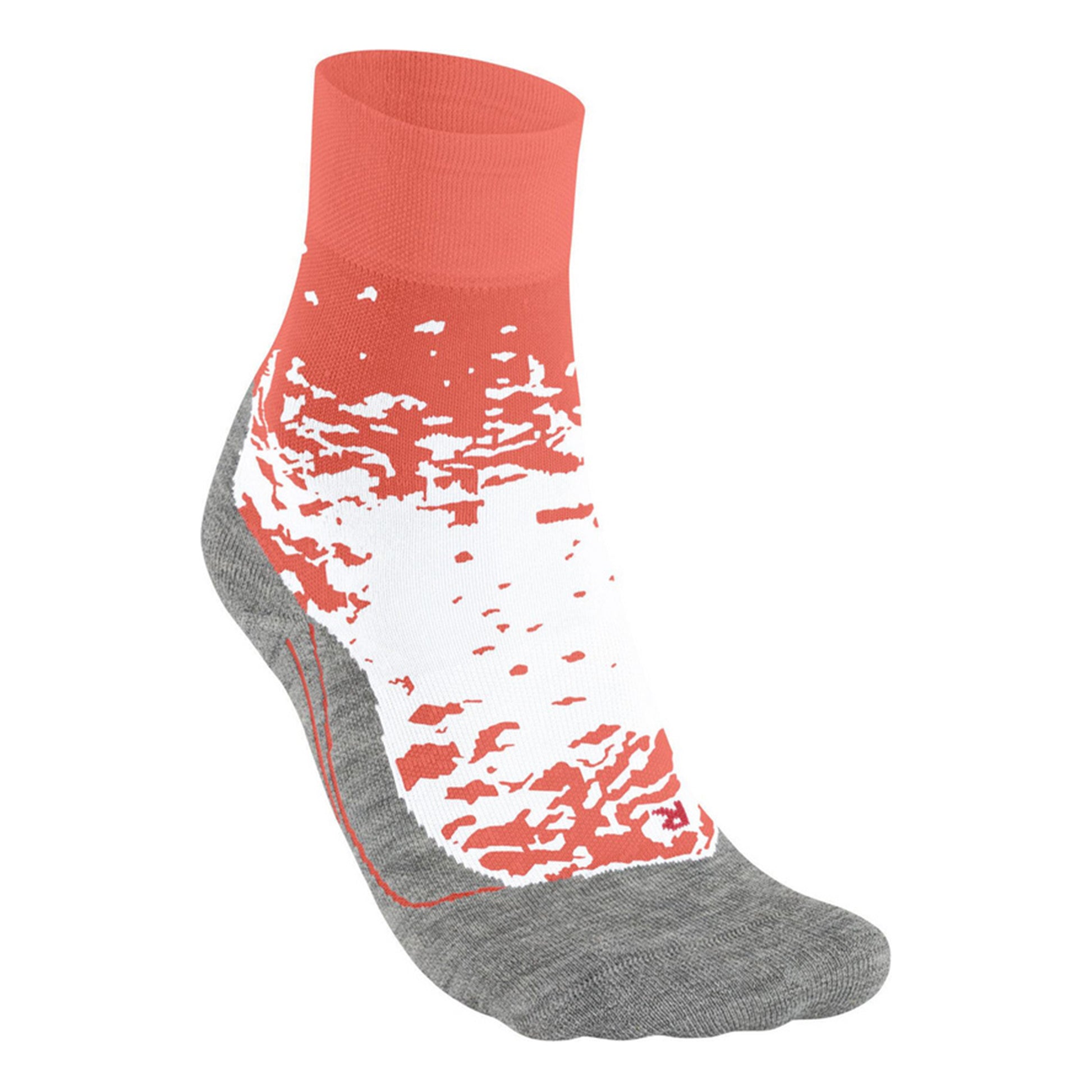 Falke RU4 Endurance Calcetines Para Correr Mujeres-Naranja,Gris