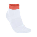 RU4 Endurance Short Calcetines para correr Mujeres - blanco, coral