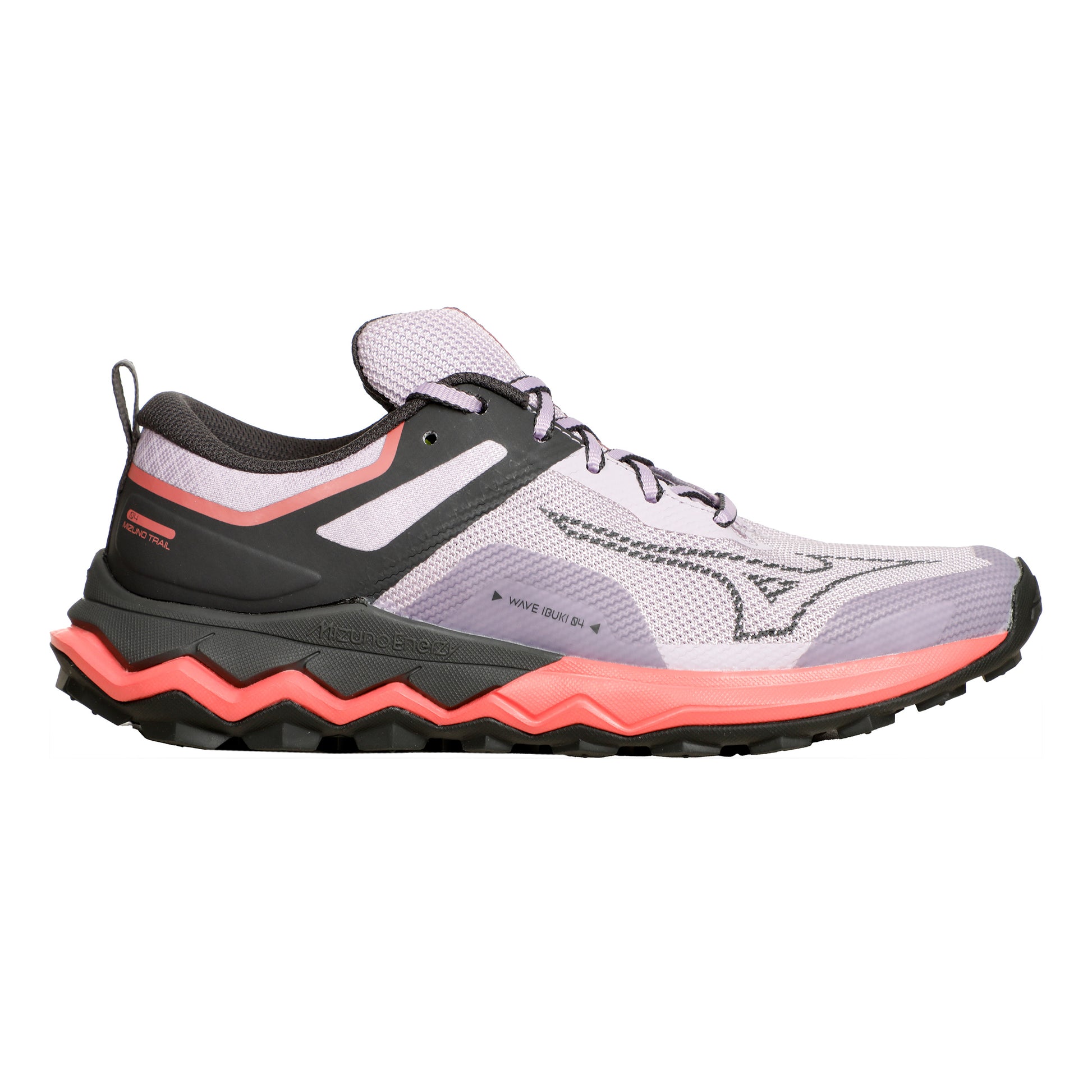 Mizuno Wave Ibuki 4 Zapatilla trail Mujeres - lila, negro
