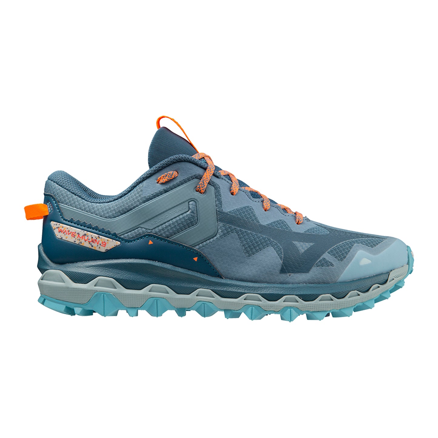 Mizuno Wave Mujin 9 Zapatilla trail Hombres - azul, gris